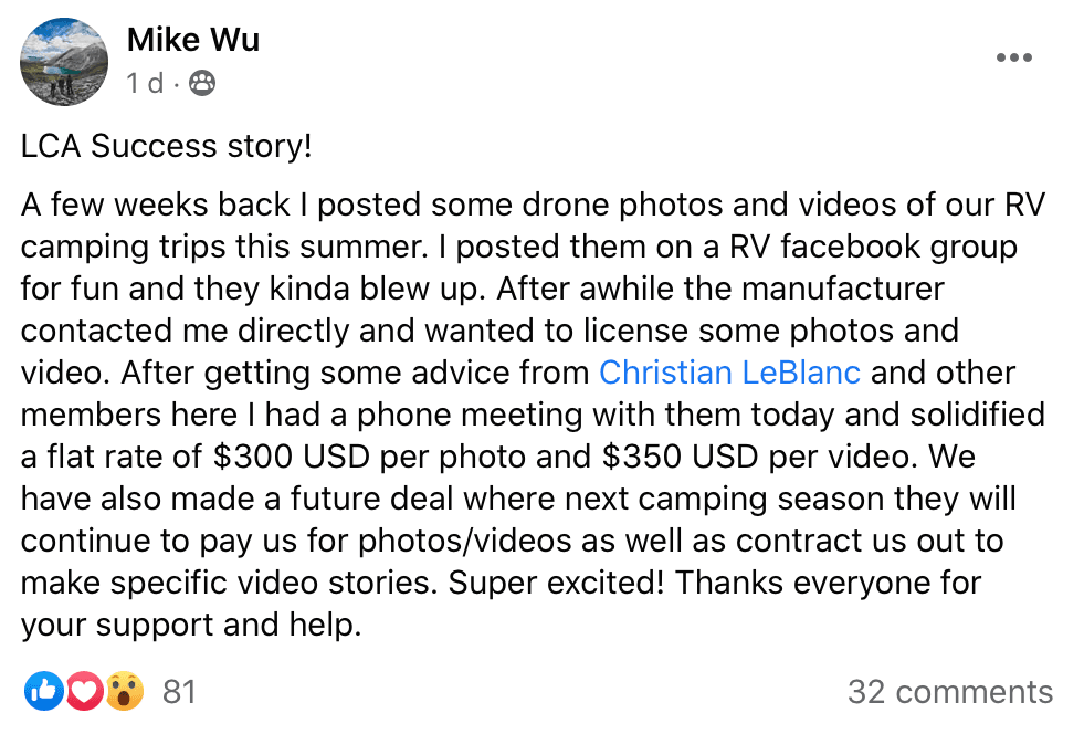 LCA community testimonial