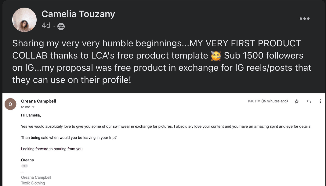 LCA community testimonial
